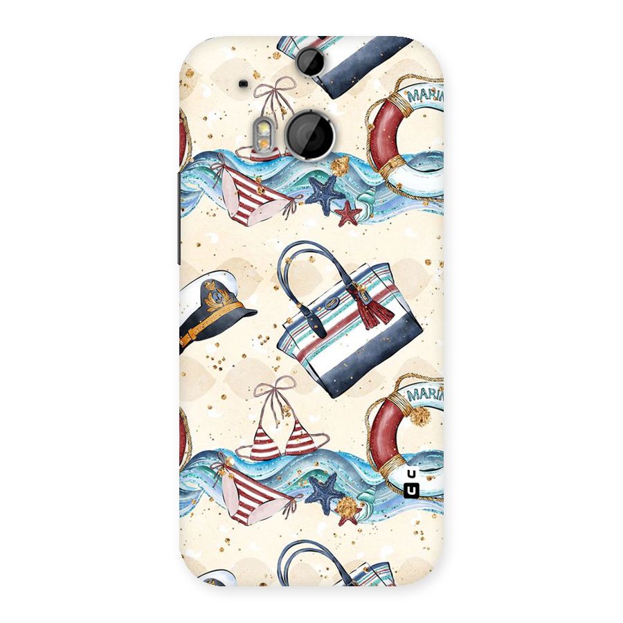 Marine Bag Design Back Case for HTC One M8
