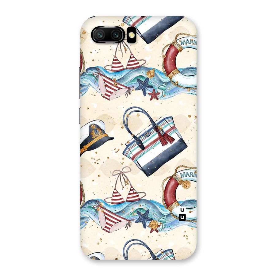Marine Bag Design Back Case for Honor 10