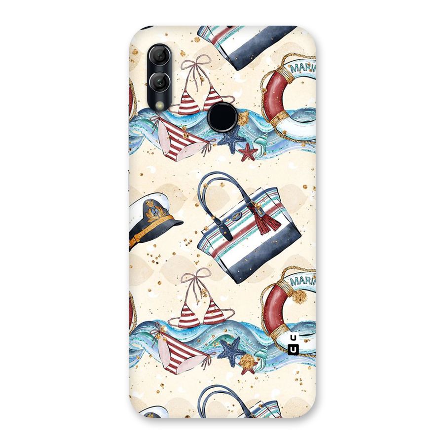 Marine Bag Design Back Case for Honor 10 Lite