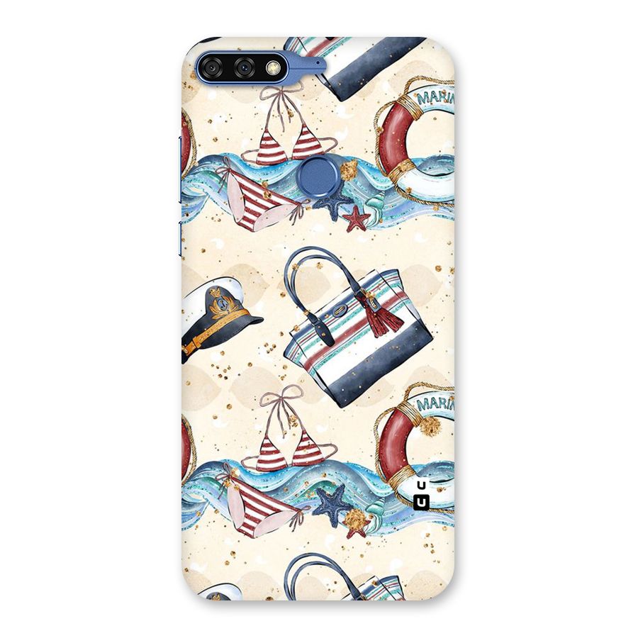 Marine Bag Design Back Case for Honor 7C