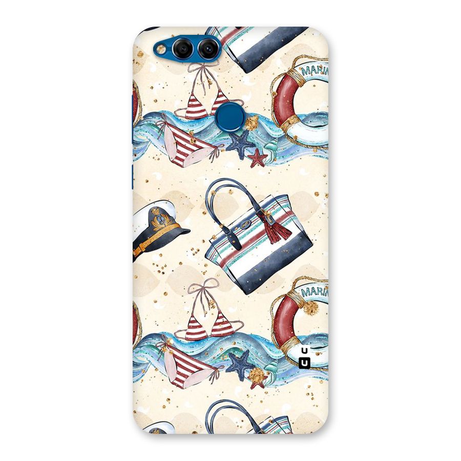 Marine Bag Design Back Case for Honor 7X