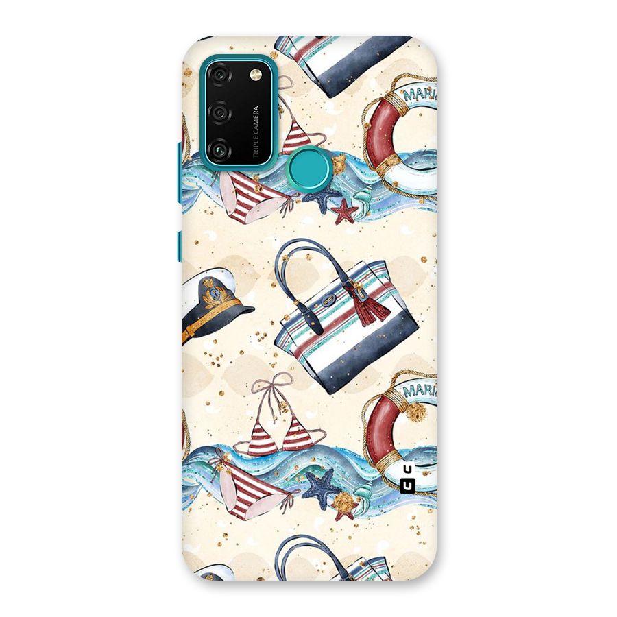 Marine Bag Design Back Case for Honor 9A