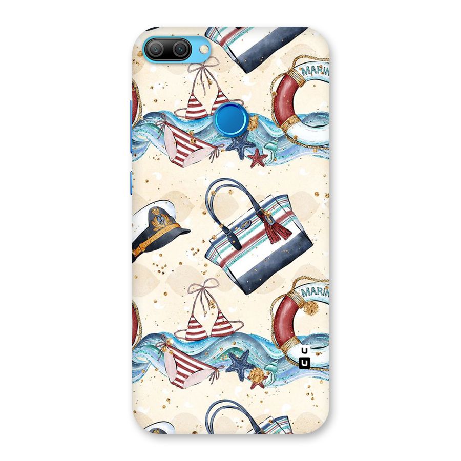 Marine Bag Design Back Case for Honor 9N