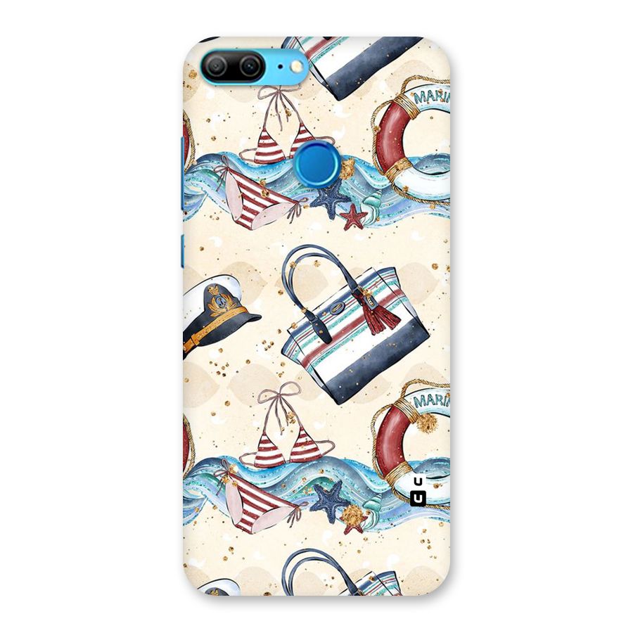 Marine Bag Design Back Case for Honor 9 Lite