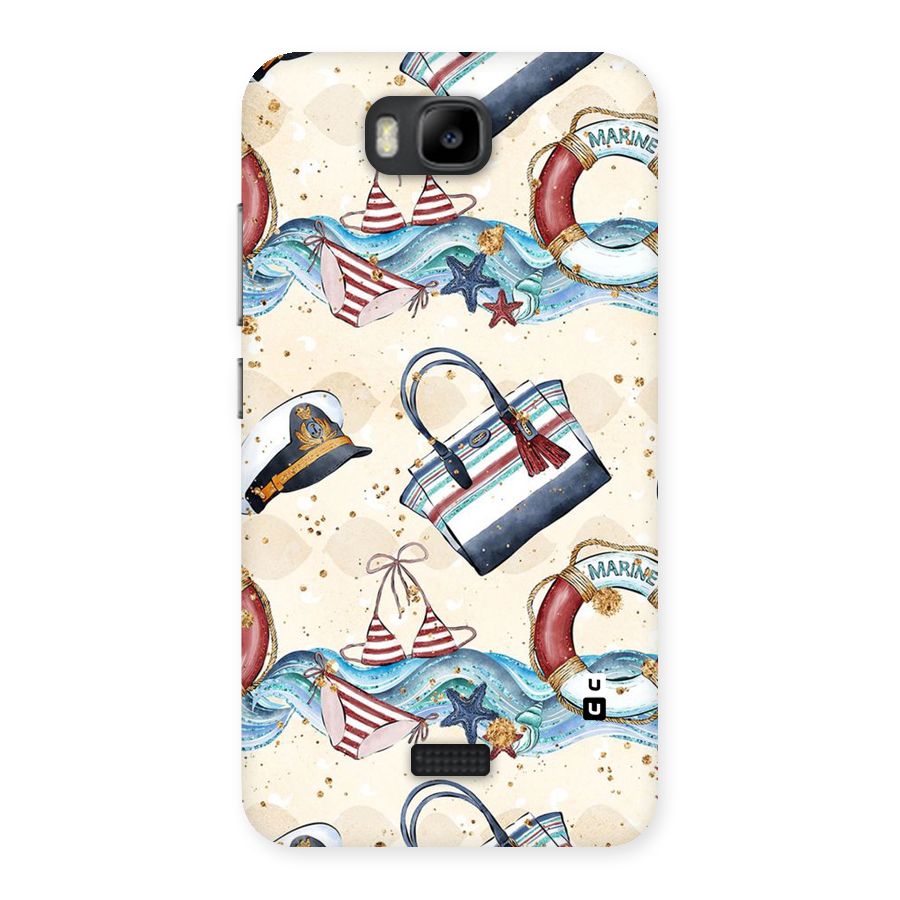 Marine Bag Design Back Case for Honor Bee