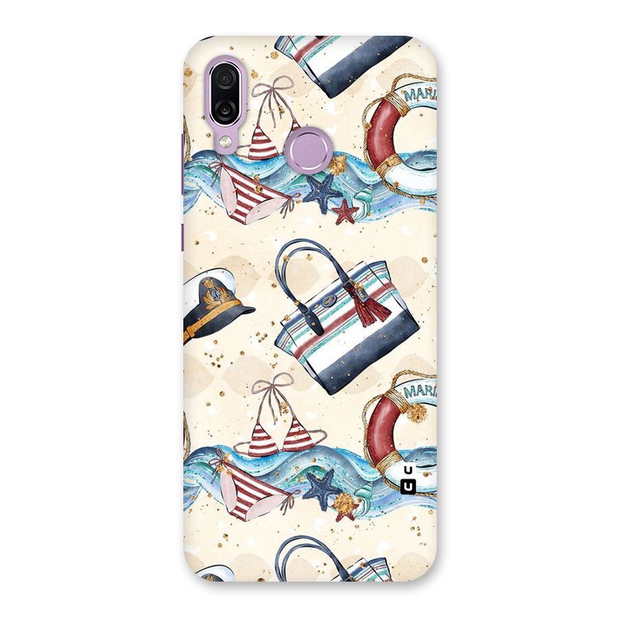 Marine Bag Design Back Case for Honor Play