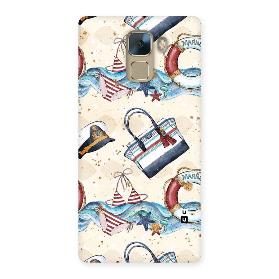 Marine Bag Design Back Case for Huawei Honor 7