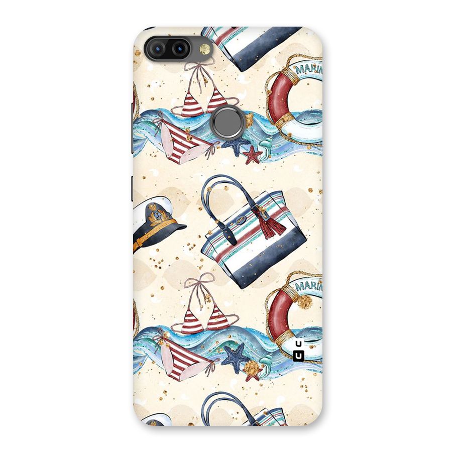 Marine Bag Design Back Case for Infinix Hot 6 Pro