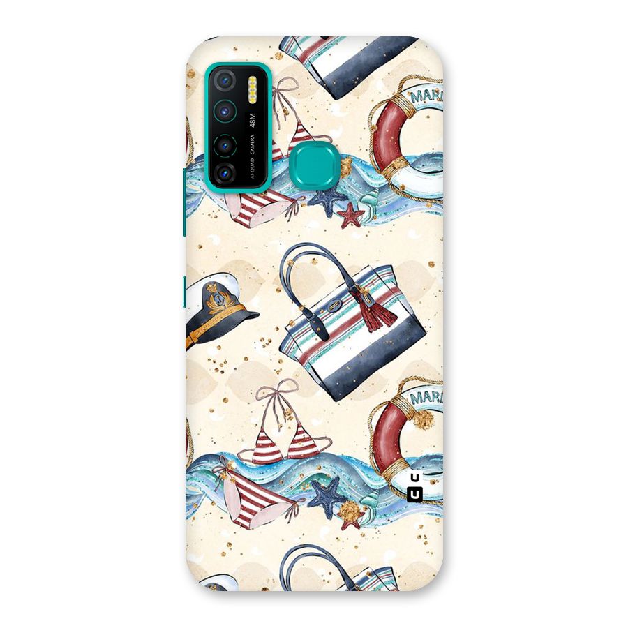 Marine Bag Design Back Case for Infinix Hot 9 Pro