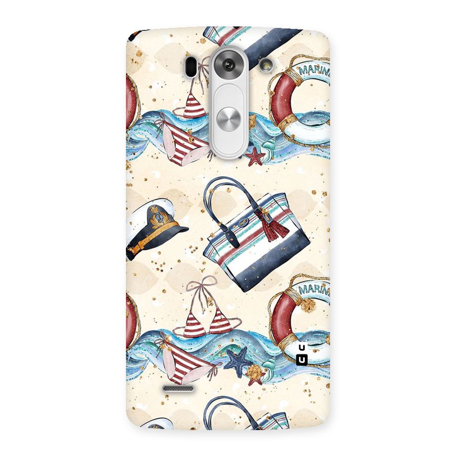 Marine Bag Design Back Case for LG G3 Beat