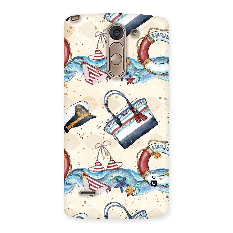 Marine Bag Design Back Case for LG G3 Stylus