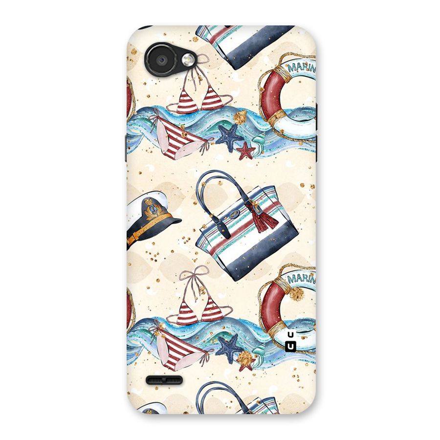 Marine Bag Design Back Case for LG Q6