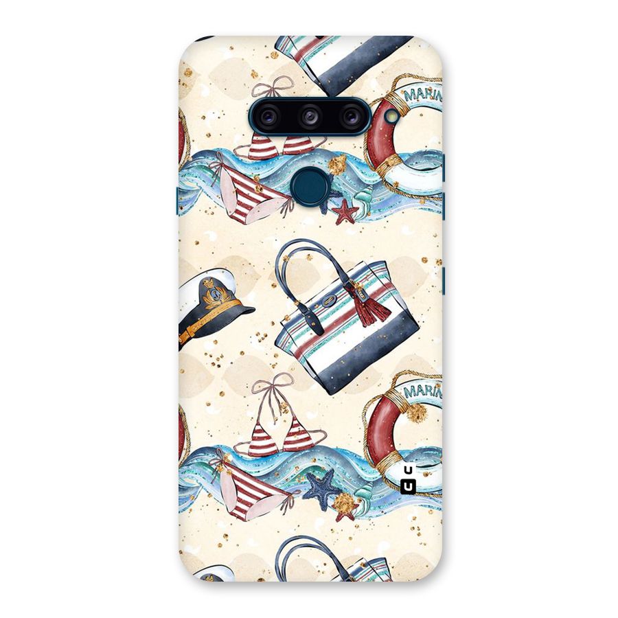 Marine Bag Design Back Case for LG  V40 ThinQ