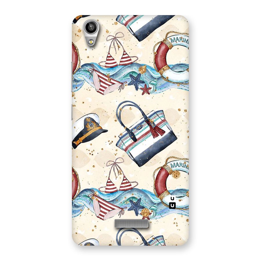 Marine Bag Design Back Case for Lava-Pixel-V1