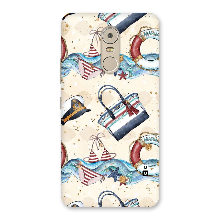 Marine Bag Design Back Case for Lenovo K6 Note
