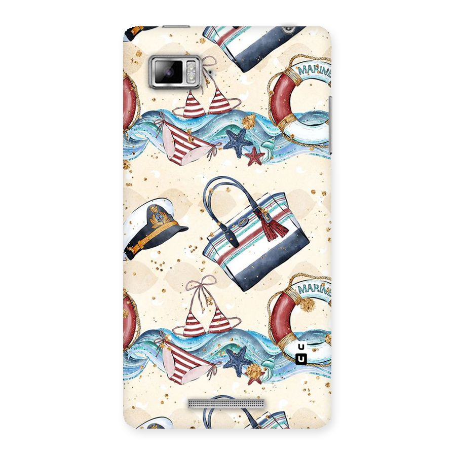 Marine Bag Design Back Case for Lenovo Vibe Z K910