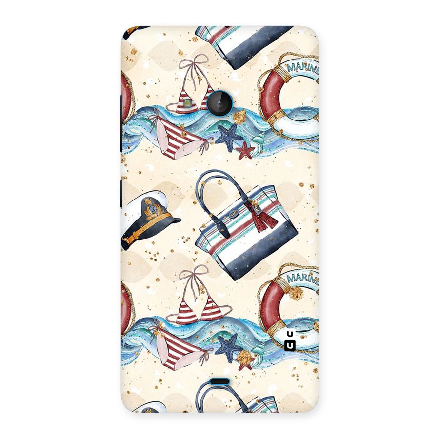 Marine Bag Design Back Case for Lumia 540