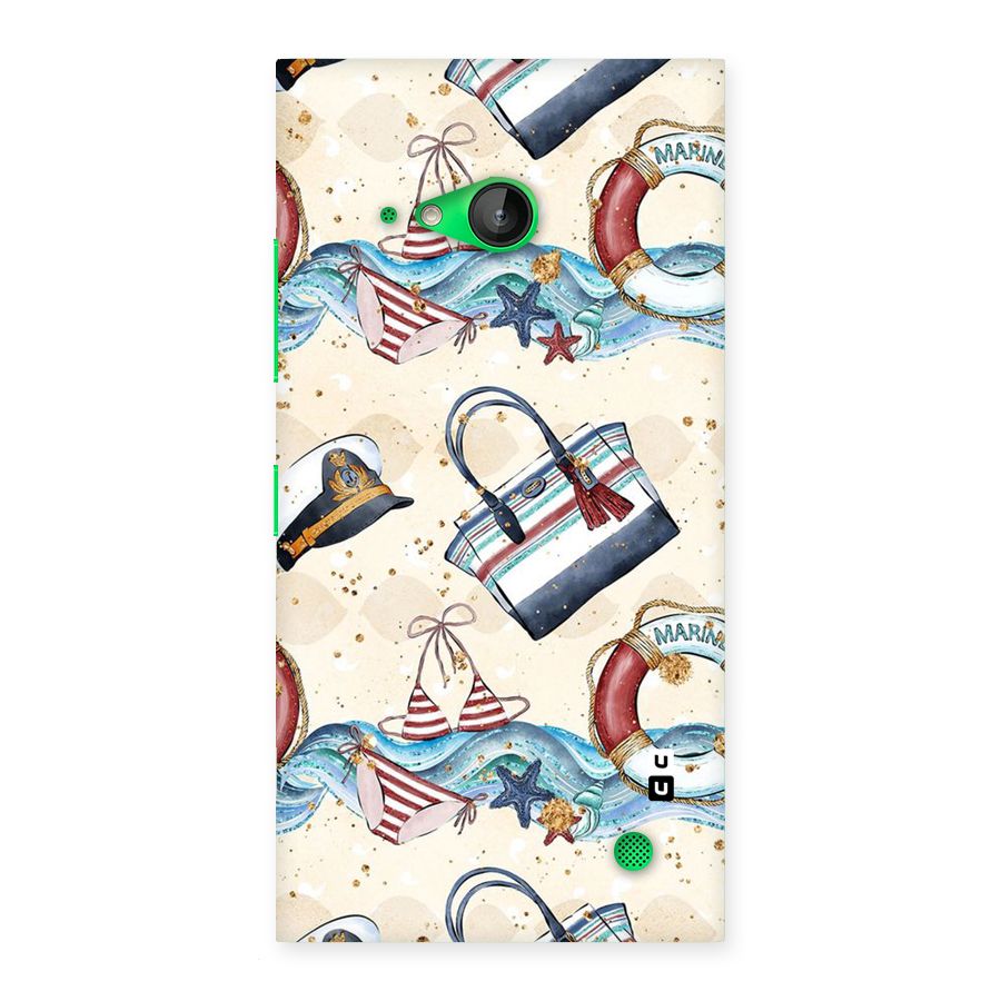 Marine Bag Design Back Case for Lumia 730