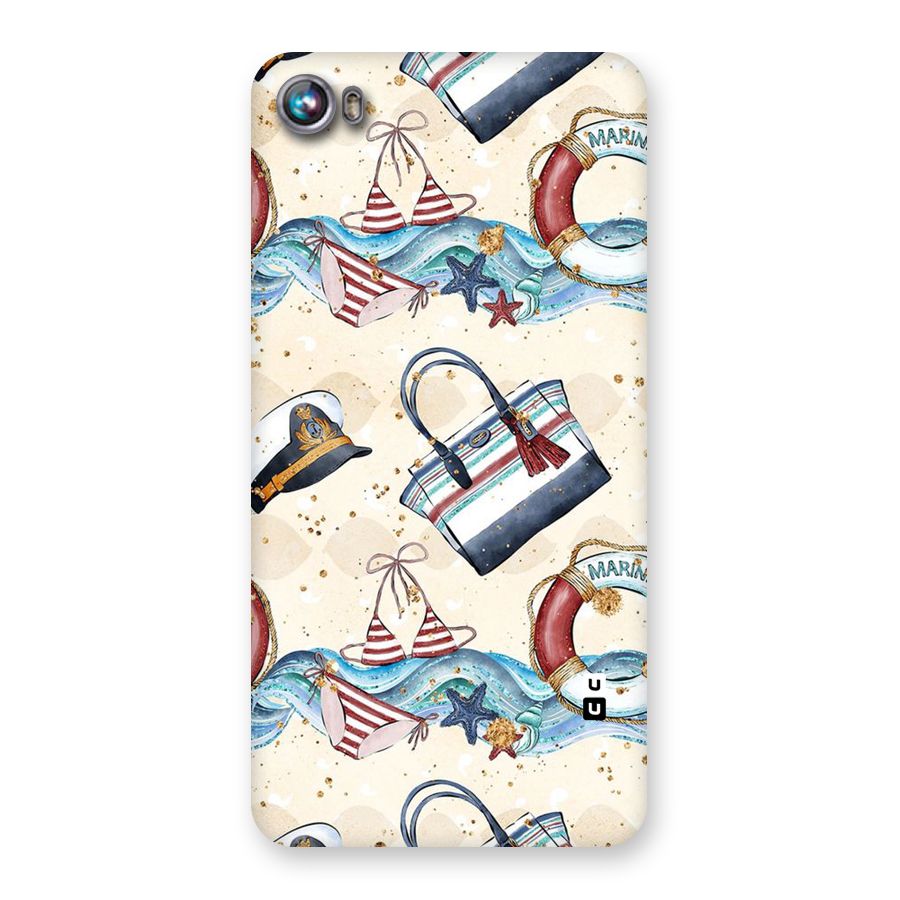 Marine Bag Design Back Case for Micromax Canvas Fire 4 A107