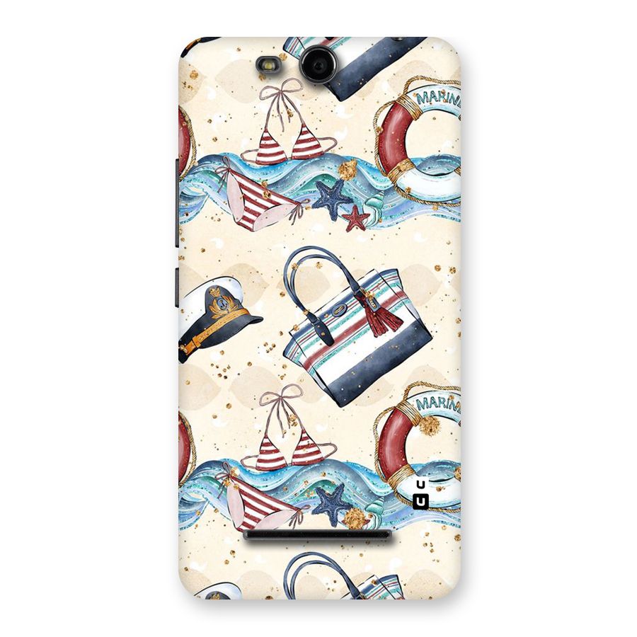 Marine Bag Design Back Case for Micromax Canvas Juice 3 Q392