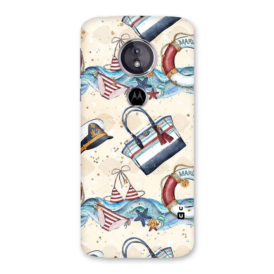 Marine Bag Design Back Case for Moto E5