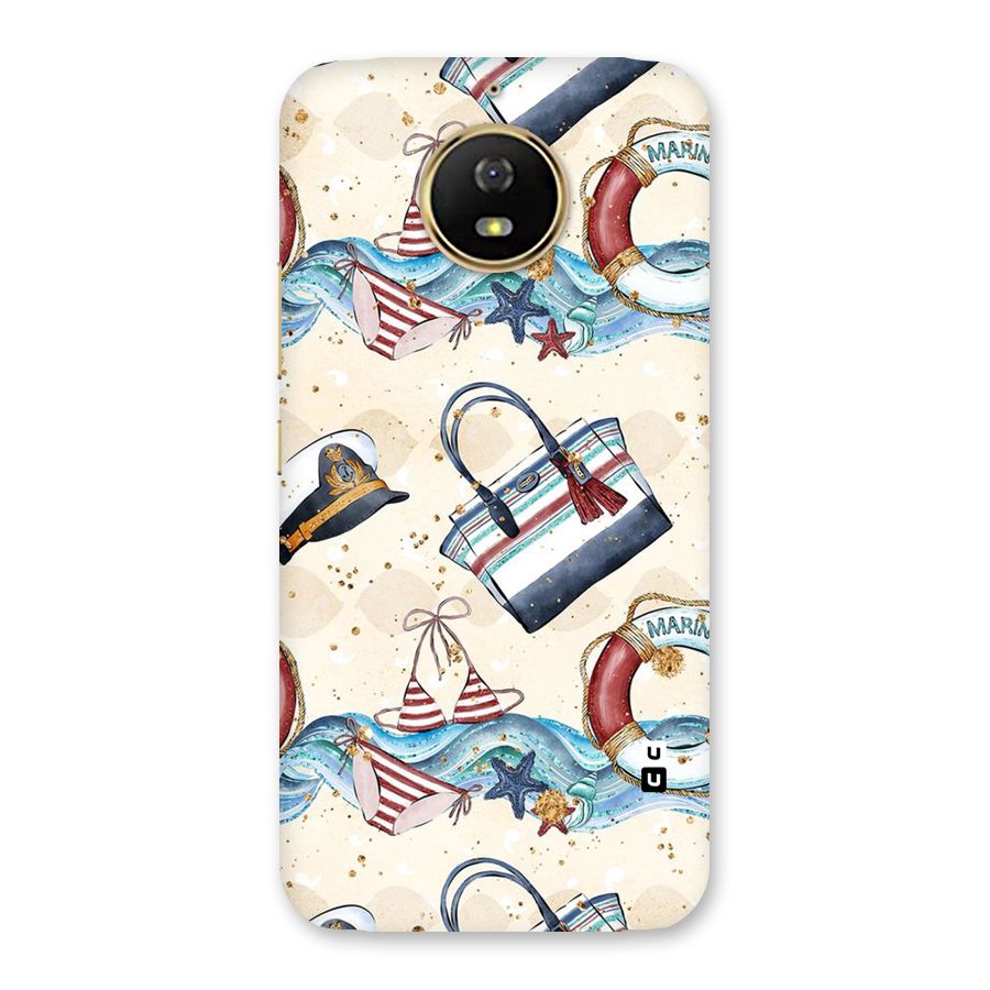 Marine Bag Design Back Case for Moto G5s