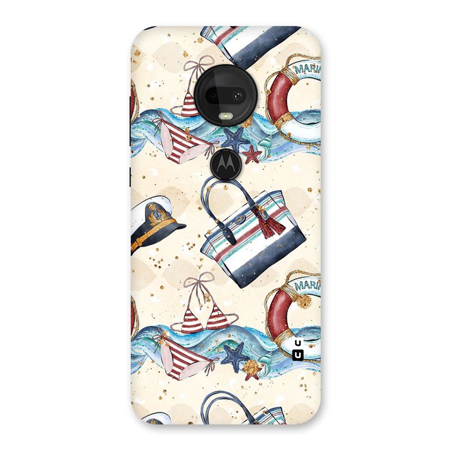 Marine Bag Design Back Case for Moto G7