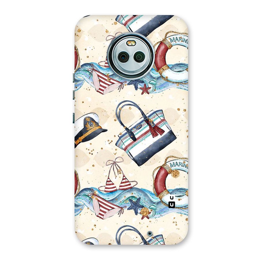 Marine Bag Design Back Case for Moto X4