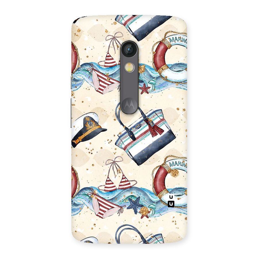 Marine Bag Design Back Case for Moto X Play
