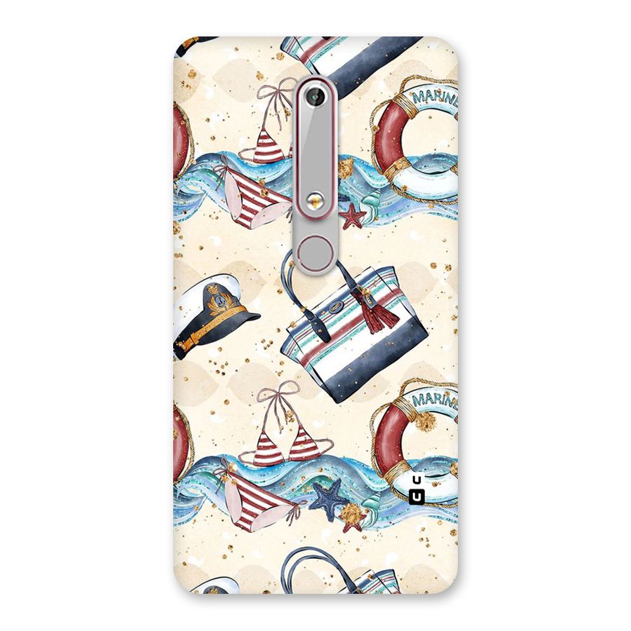 Marine Bag Design Back Case for Nokia 6.1