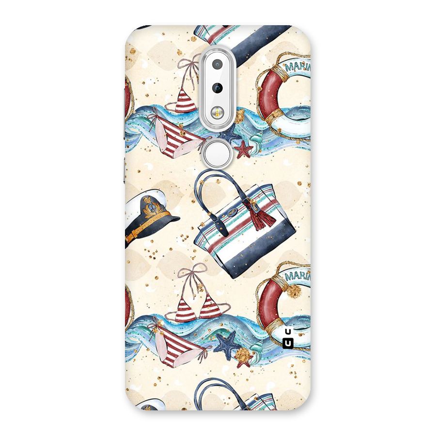 Marine Bag Design Back Case for Nokia 6.1 Plus