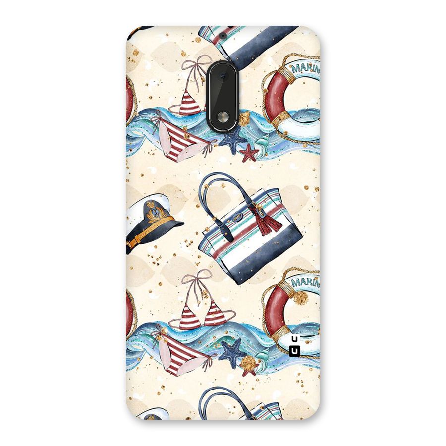 Marine Bag Design Back Case for Nokia 6