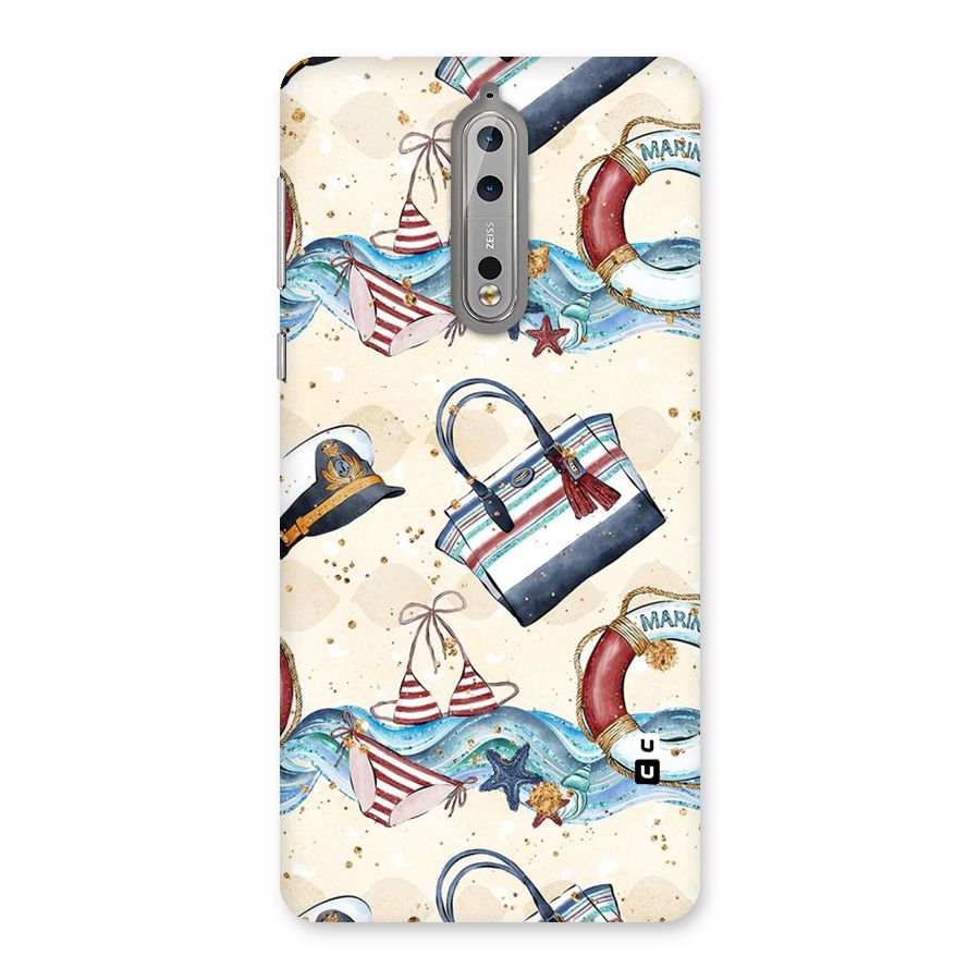 Marine Bag Design Back Case for Nokia 8