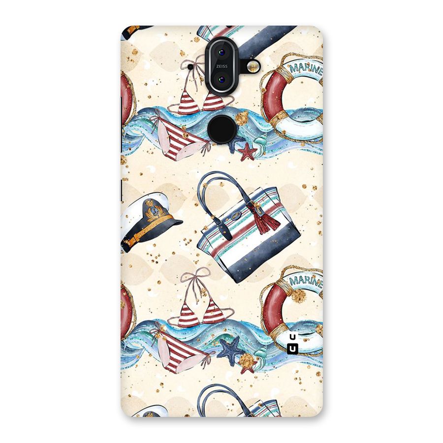 Marine Bag Design Back Case for Nokia 8 Sirocco