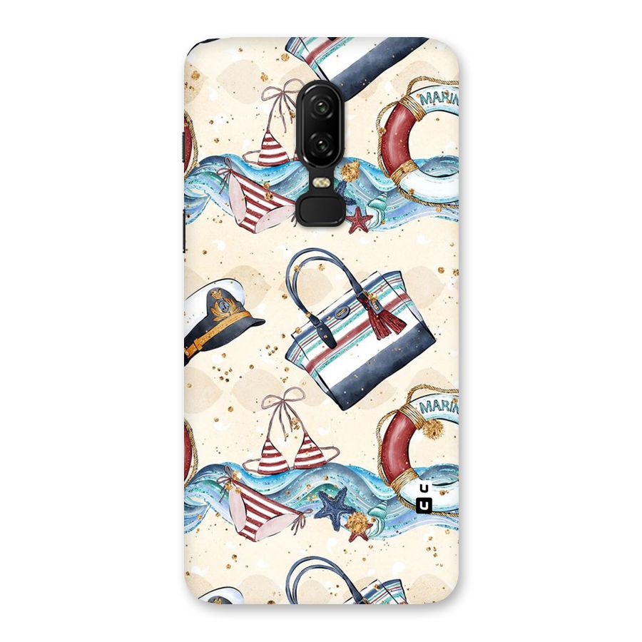 Marine Bag Design Back Case for OnePlus 6