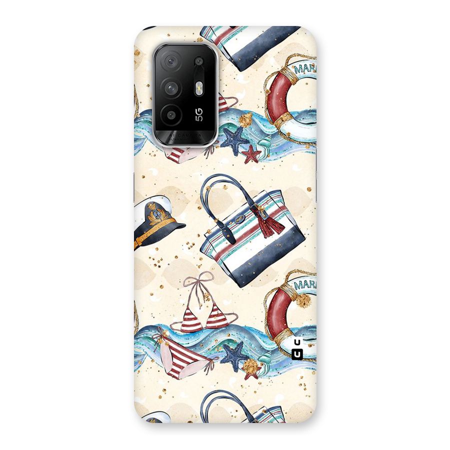 Marine Bag Design Back Case for Oppo F19 Pro Plus 5G
