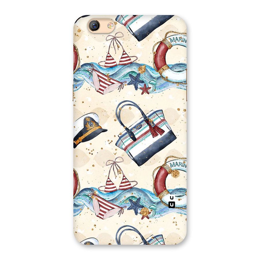Marine Bag Design Back Case for Oppo F3 Plus