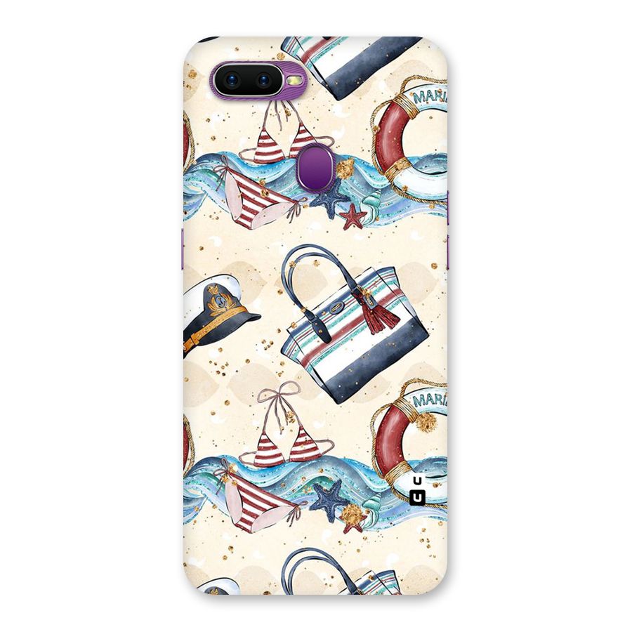 Marine Bag Design Back Case for Oppo F9