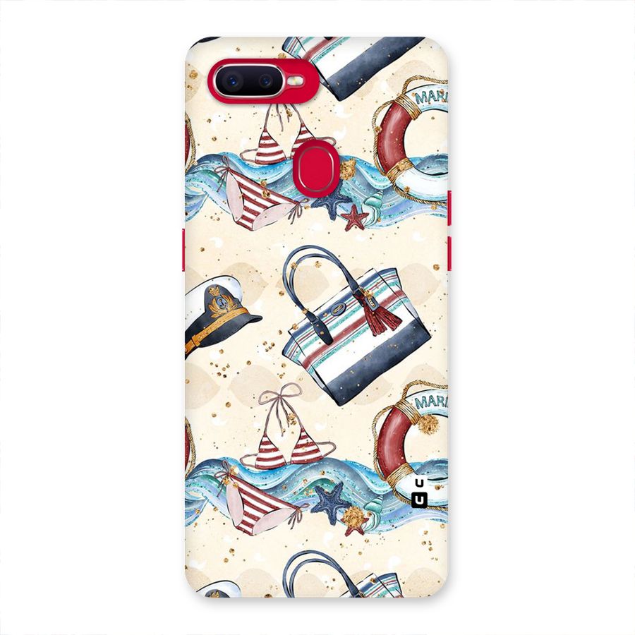 Marine Bag Design Back Case for Oppo F9 Pro