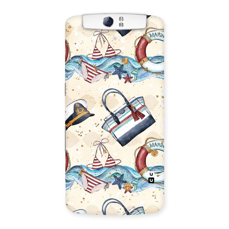 Marine Bag Design Back Case for Oppo N1