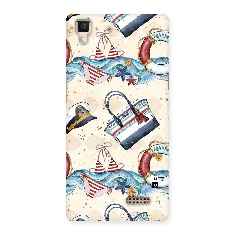 Marine Bag Design Back Case for Oppo R7