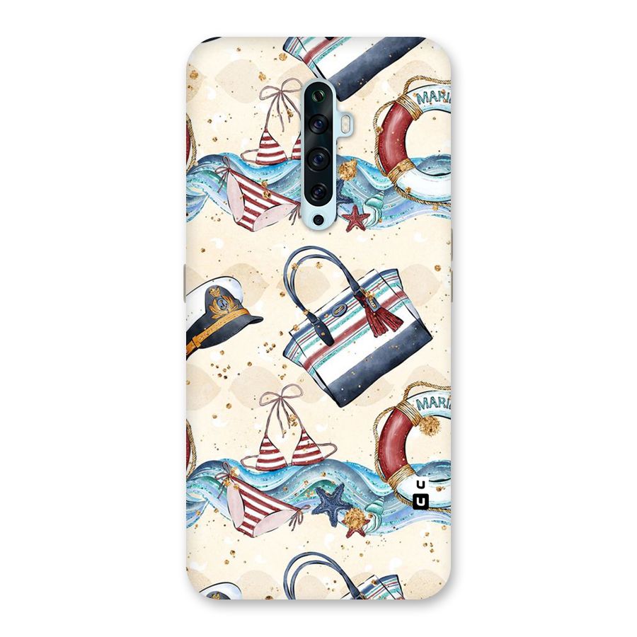 Marine Bag Design Back Case for Oppo Reno2 F
