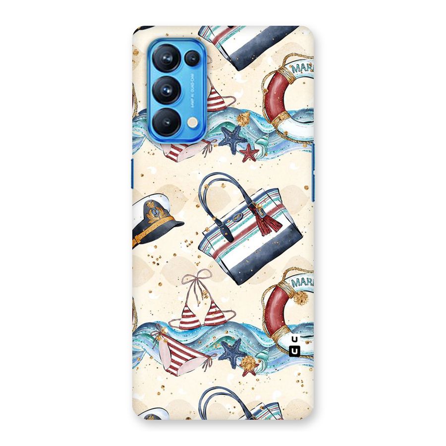 Marine Bag Design Back Case for Oppo Reno5 Pro 5G