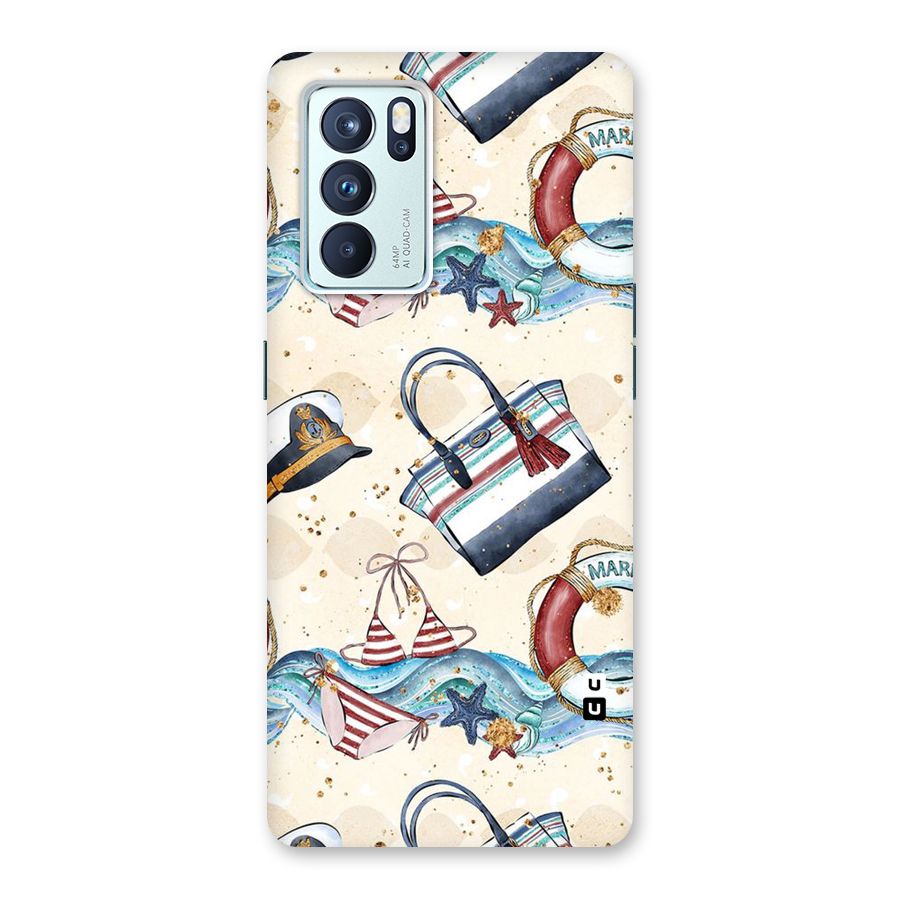 Marine Bag Design Back Case for Oppo Reno6 Pro 5G