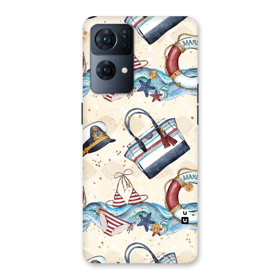 Marine Bag Design Back Case for Oppo Reno7 Pro 5G