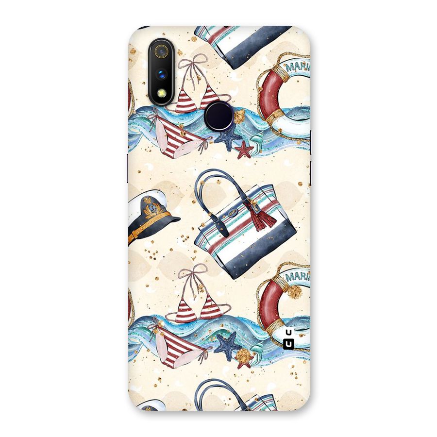 Marine Bag Design Back Case for Realme 3 Pro