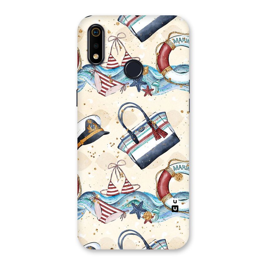 Marine Bag Design Back Case for Realme 3i