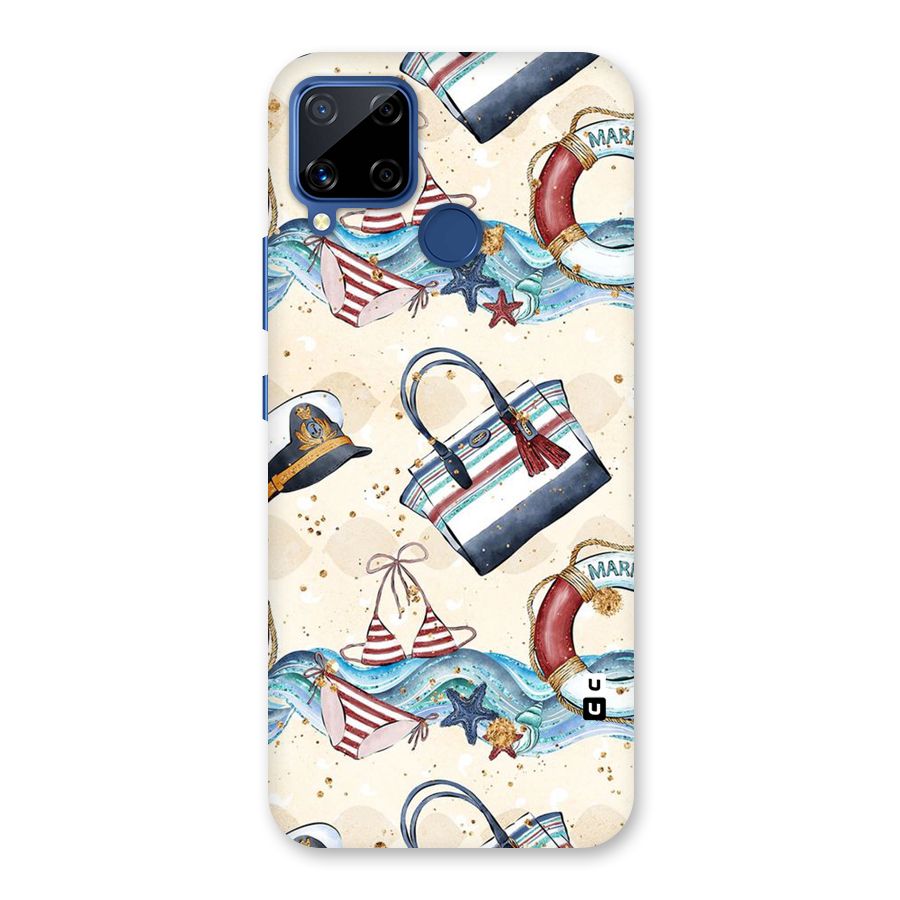 Marine Bag Design Back Case for Realme C15