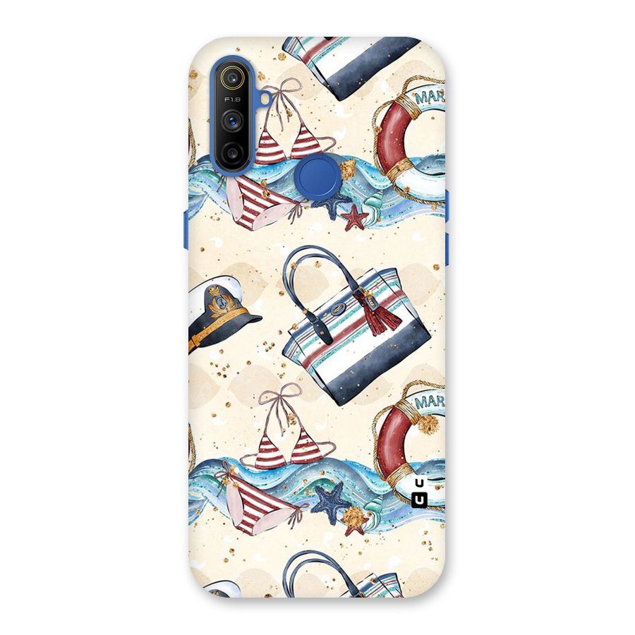 Marine Bag Design Back Case for Realme Narzo 10A