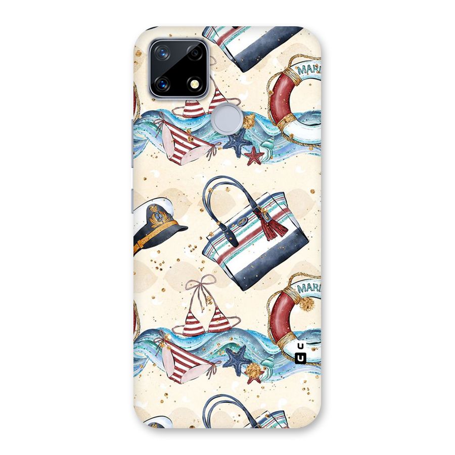 Marine Bag Design Back Case for Realme Narzo 20
